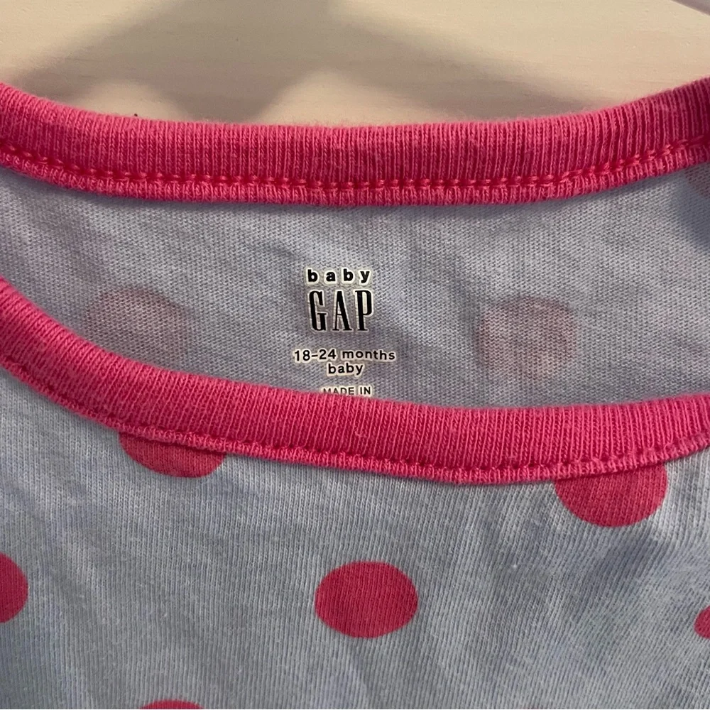 Gap Long Sleeved Polka Dot Romper 18-24 Months